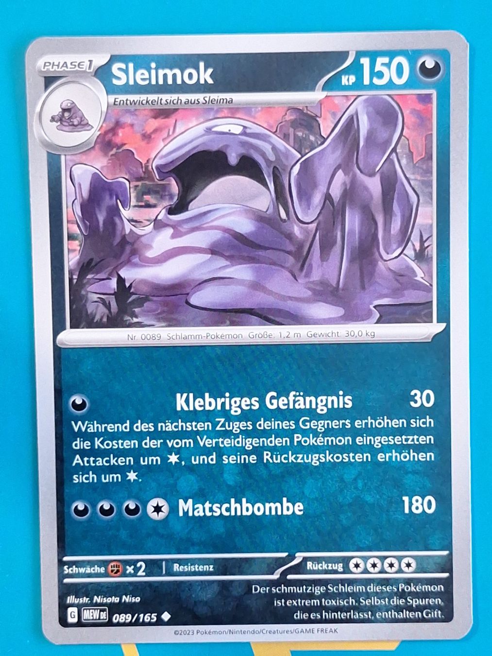 Pokémon Carte collezionabili: Sleimok - DEUTSCH Mew 151 - #2.8 – Usato da Altstätten SG venduto da GGsGameshop