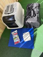 Caisse pour chats + de transport + Sachets etc