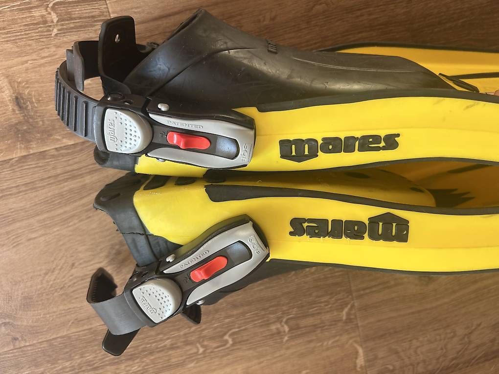 Mares Pinne, Maschere & Boccagli: Mares Freitauchflossen Quattro Flex gelb Grösse M gebraucht – Usato da Bremgarten b. Bern venduto da m-stalder80 4