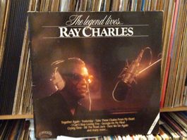 Ray Charles - The Legend Lives - LP Vinile Ottime Condizioni