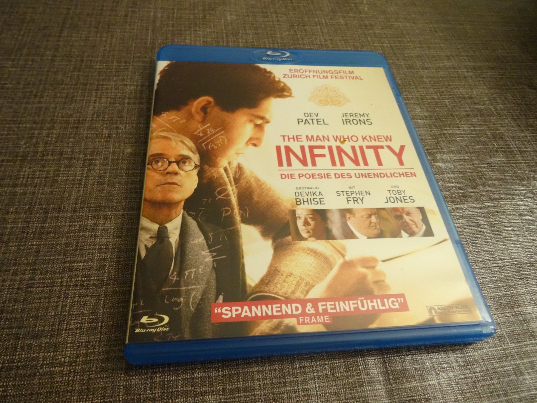 Alle DVDs: Blu-ray The Man Who Knew Infinity – Gebraucht aus Olten von Disc-Verkauf
