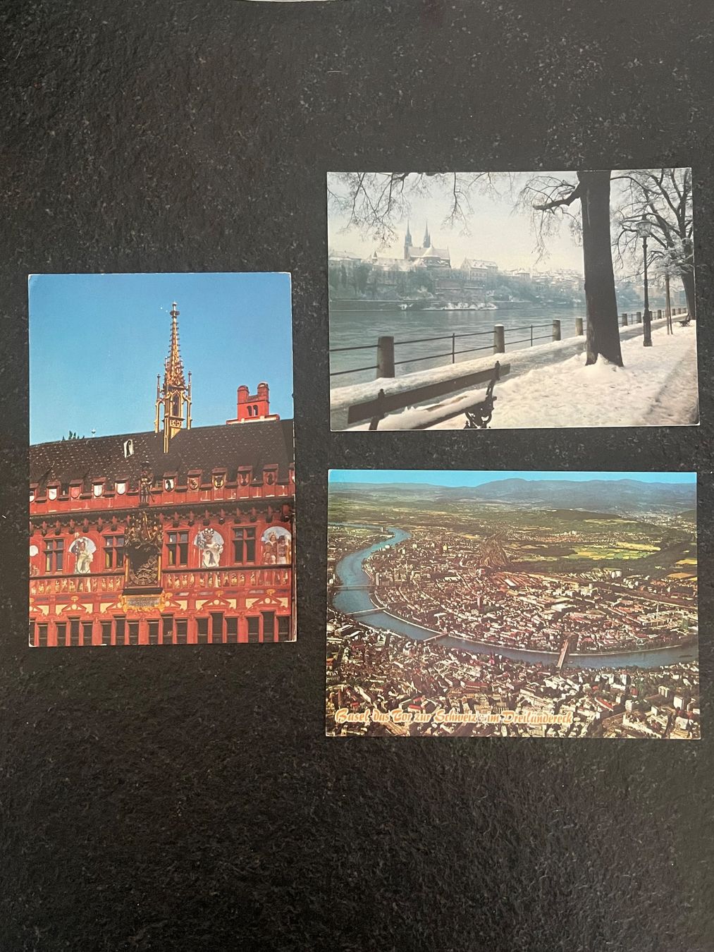 Cartoline postali: Basler Ansichtskarten, Winterzauber, 3 Stück, Vintage-Look – Usato da Laufen venduto da car_2fnm