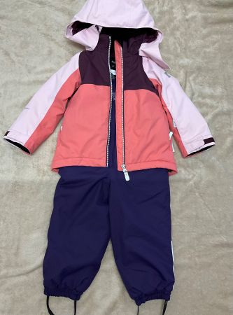 Mädchen Schneeanzug Gr. 92 Reima Jacke & Latzhose Huppa