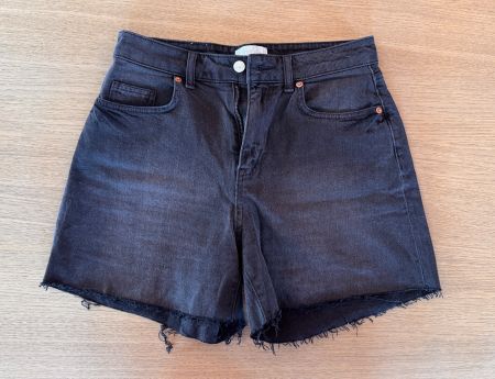 Shorts en jean denim noir - H&M - neuf - taille 38