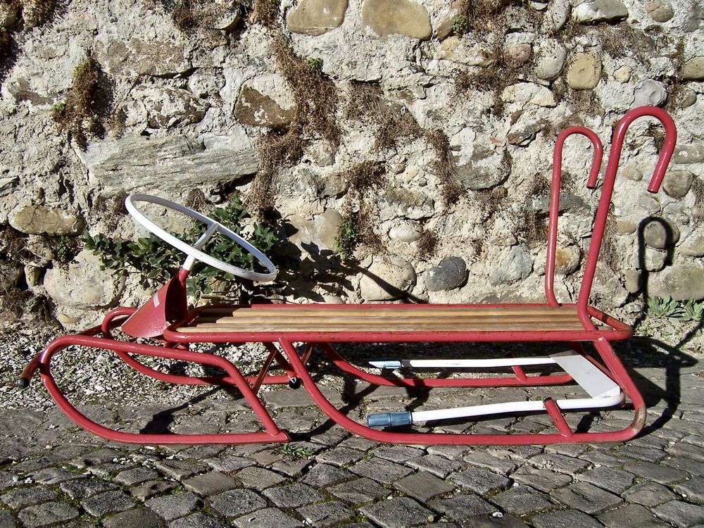 Luge: Schlitten SKS CRESTA Bob mit Steuerung – D'occasion à Kerzers par wisaundso 3