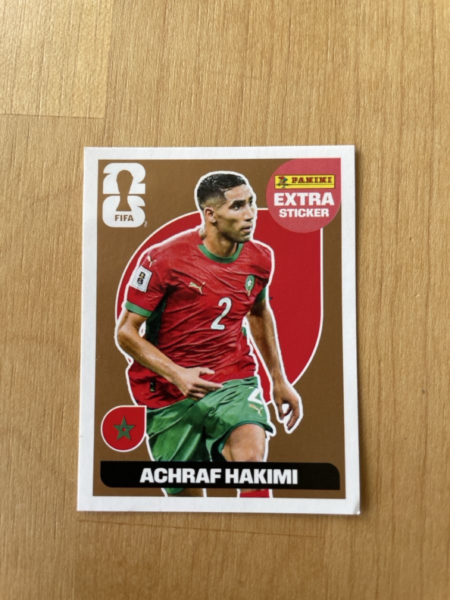 Panini Carte collezionabili: Panini Extra Sticker Achraf Hakimi – Nuovo (secondo la descrizione) da Zürich venduto da piervier4