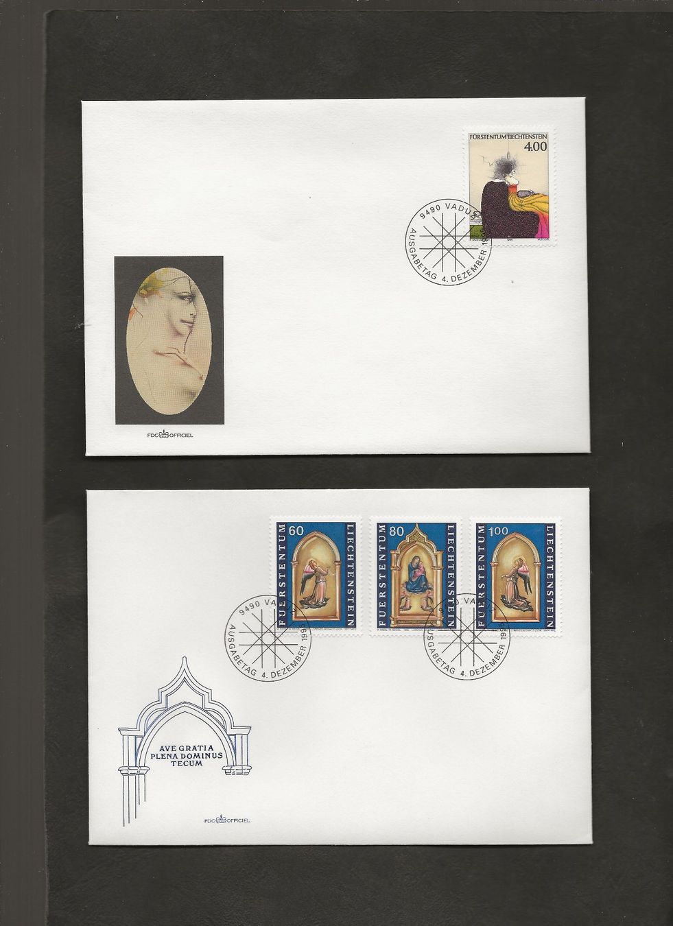 Tutti i francobolli: 32 FDC Liechtenstein 1993 bis 1996 – Usato da Au ZH venduto da xelagreb01 6