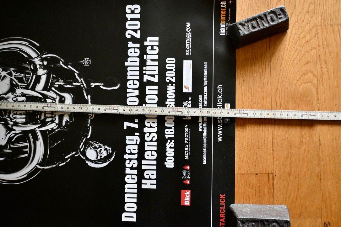 Schallplatten: Orginal Konzert MOTORHEAD Plakat 2013 Format 59 x 42cm – Gebraucht aus Pfaffhausen von mono_rec 9