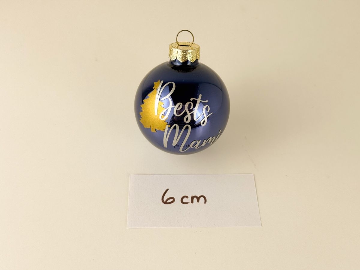 Tutte le decorazioni: Weihnachtskugel "Bests Mami", dunkelblau, 6cm, Neuwertig – Usato da Galmiz venduto da Wichtel25 1