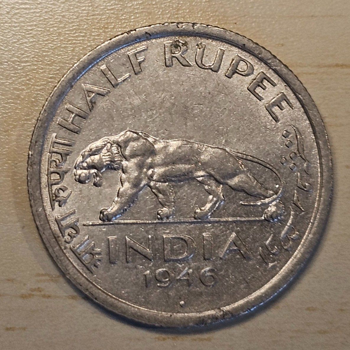 Tutti le monete: Pièce: Inde 1/2 Roupie 1946 – Usato da Gryon venduto da dra_qxh2 1