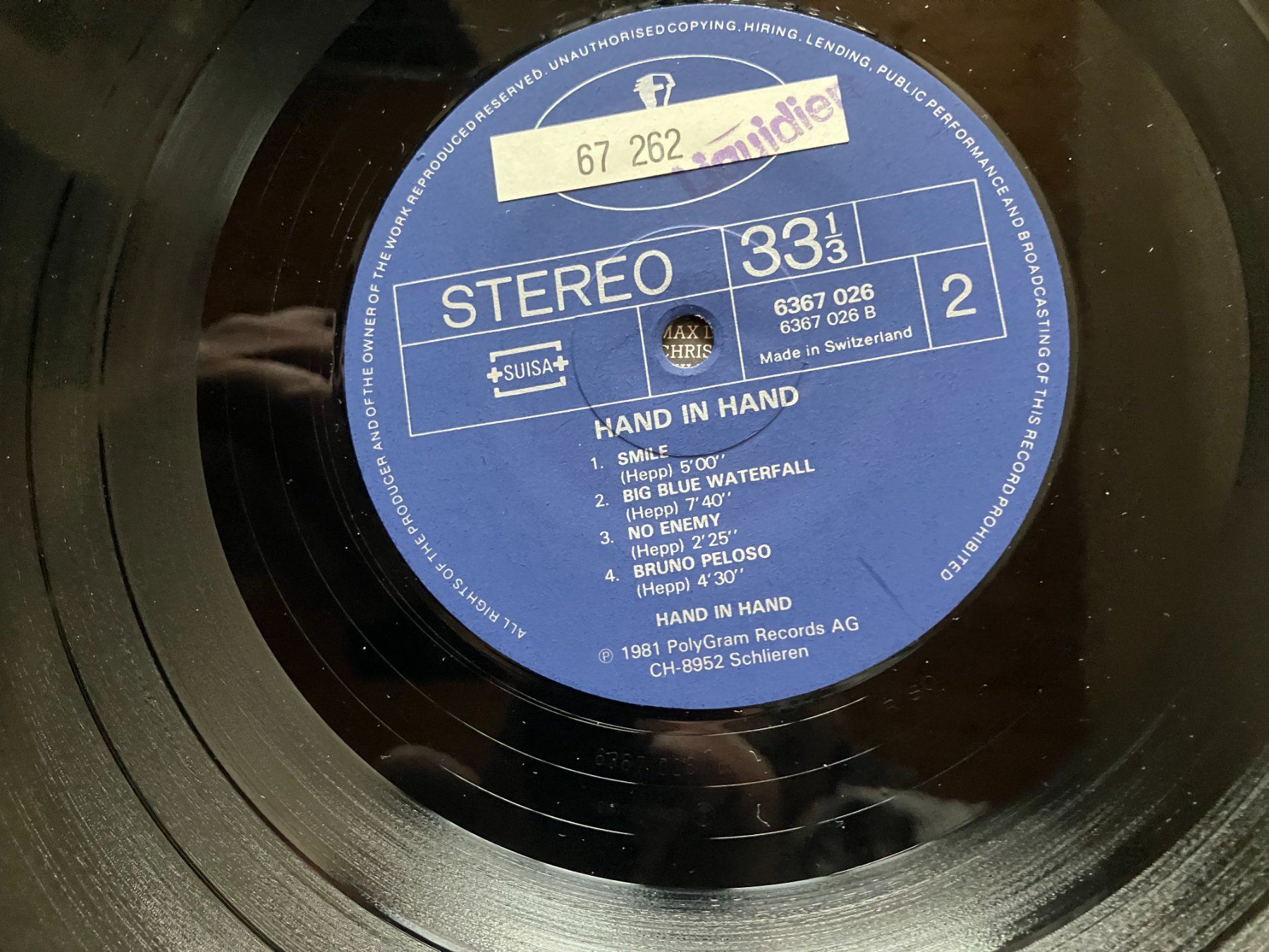 Dischi in vinile: Hand In Hand – Usato da Aarwangen venduto da Jukebox3 7