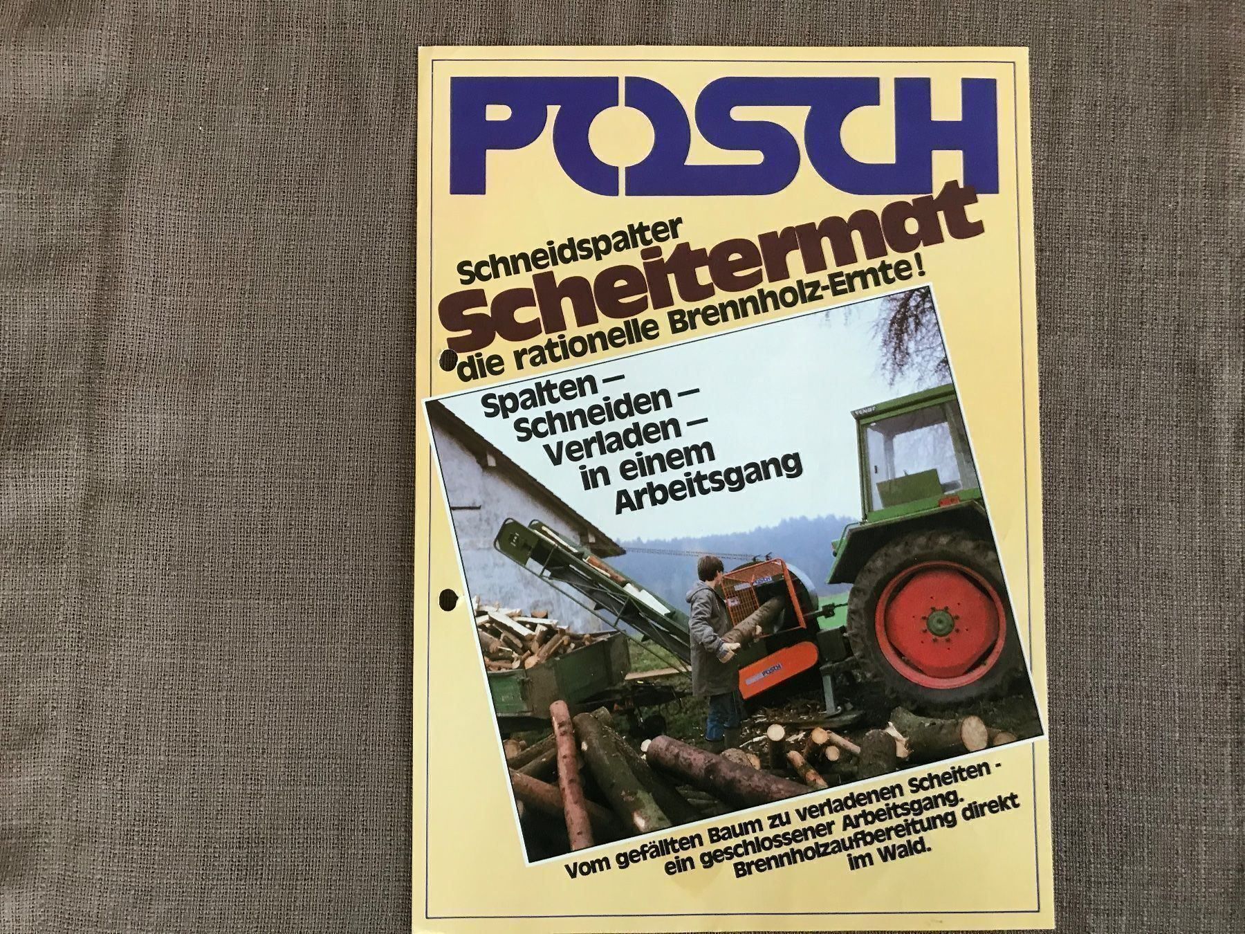 Traktoren: Posch Prospekt – Gebraucht aus Balterswil von Jeko1967