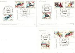 OLYMPIA OLYMPIADEN INNSBRUCK 1975 Wintersport Sport 3 AK