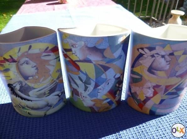 Vasi & Recipienti: Trois vase de Hans Erni – Usato da St. Maurice venduto da Benoit12