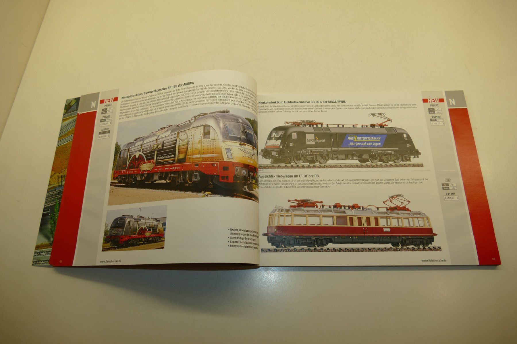 Fleischmann Trains électriques: Fleischmann N: Katalog 2011/2012 – D'occasion à Niederhasli par Flash32 2