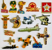 15 Pins Flugzeuge  Fluggesellschaften
