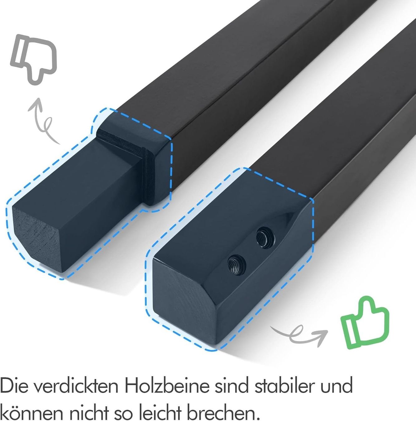 Sedie: Esszimmerstühle 2er Set Küchenstuhl – Nuovo e nell'imballaggio originale da Gränichen venduto da omniadeals 7
