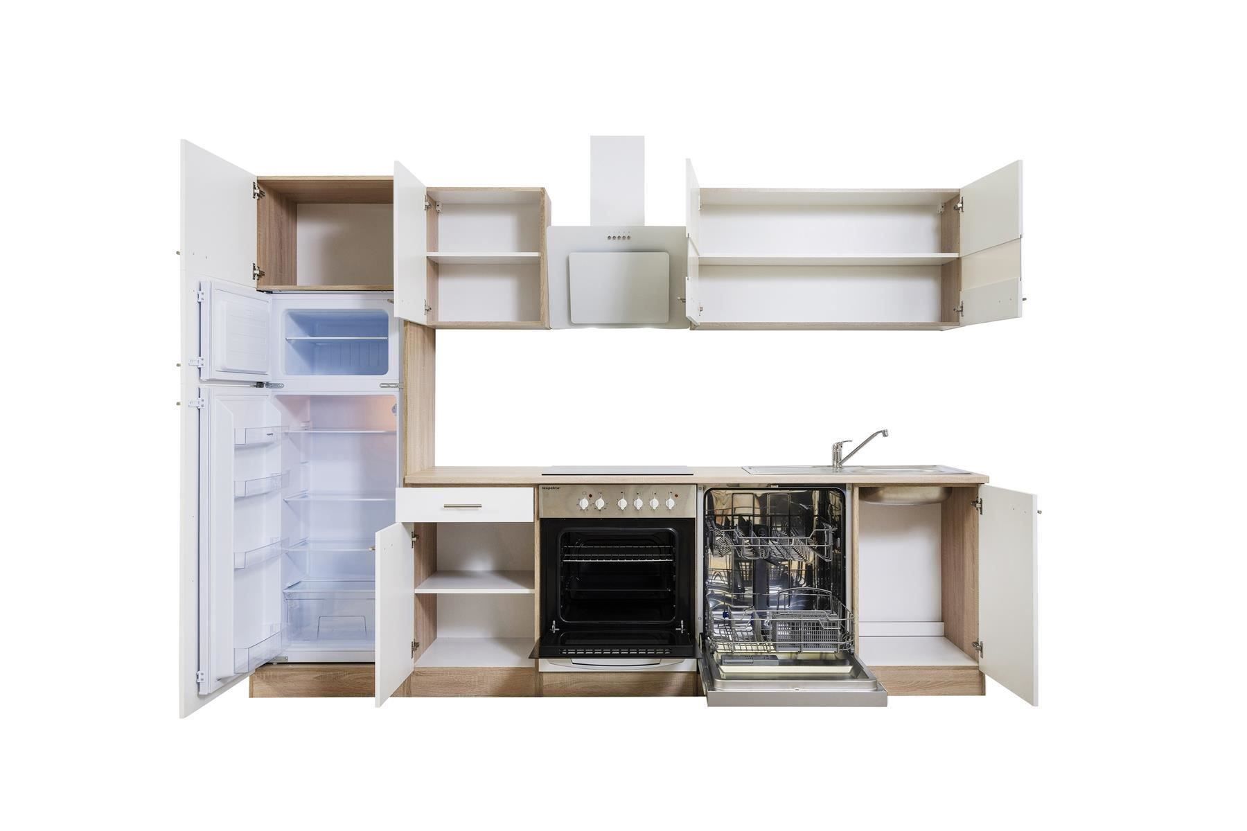 Cucine complete: 737 Küchenzeile Küchenblock 280cm E/SÄ/S – Nuovo e nell'imballaggio originale da Wallenwil venduto da toesstalvertrieb 3