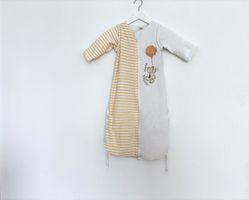 Baby-Schlafsack Schlafsack Gr.90 Baumwolle Abnehmbare Ärmel