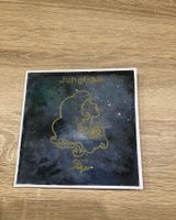 Handgemachte Geburtstagskarte mit Sternzeichen Jungfrau