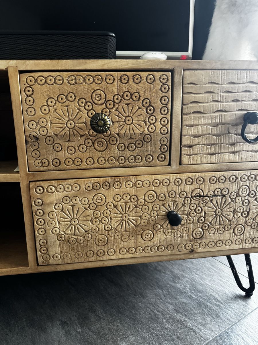 Micasa Mobili TV: TV Möbel aus Mangoholz – Nuovo e nell'imballaggio originale da Frutigen venduto da fabifabi03 3