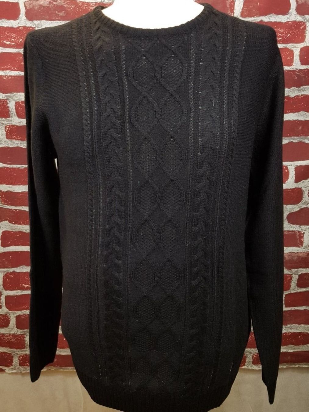 Pullover & Sweatshirts: Strickpullover Zopfmuster schwarz Gr. L – Neu und originalverpackt aus Seuzach von VT-Collections1 1