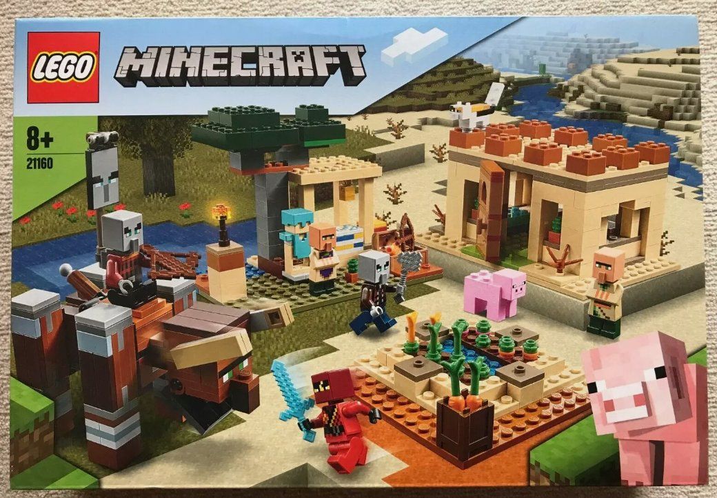 Lego Kit di costruzioni: Lego 21160 Minecraft Illager Überfall Set NEU – Nuovo e nell'imballaggio originale da Wil SG venduto da Donaldus