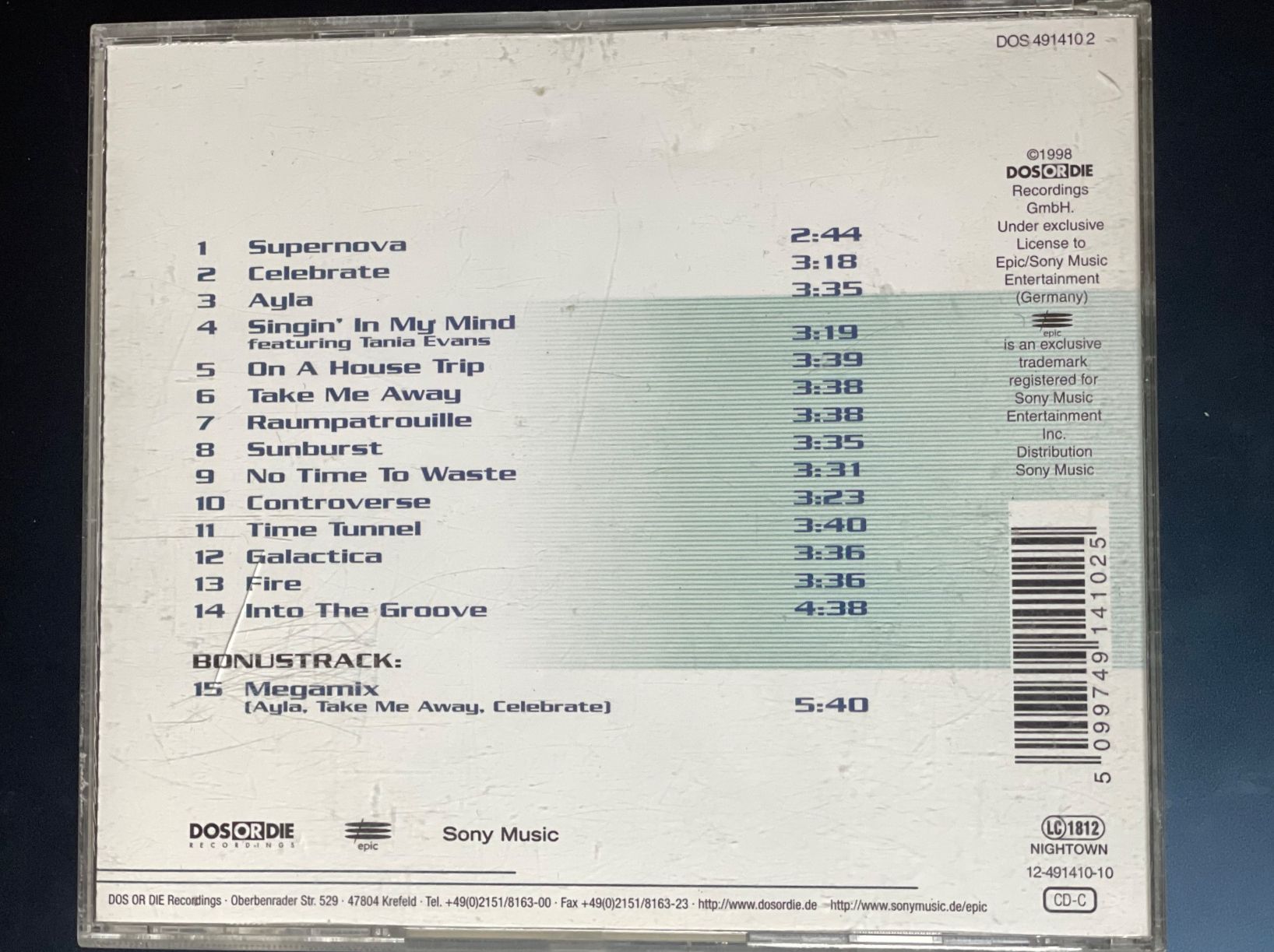 CDs: Kosmonova - Supernova – D'occasion à Muri b. Bern par AdidasCollector 1