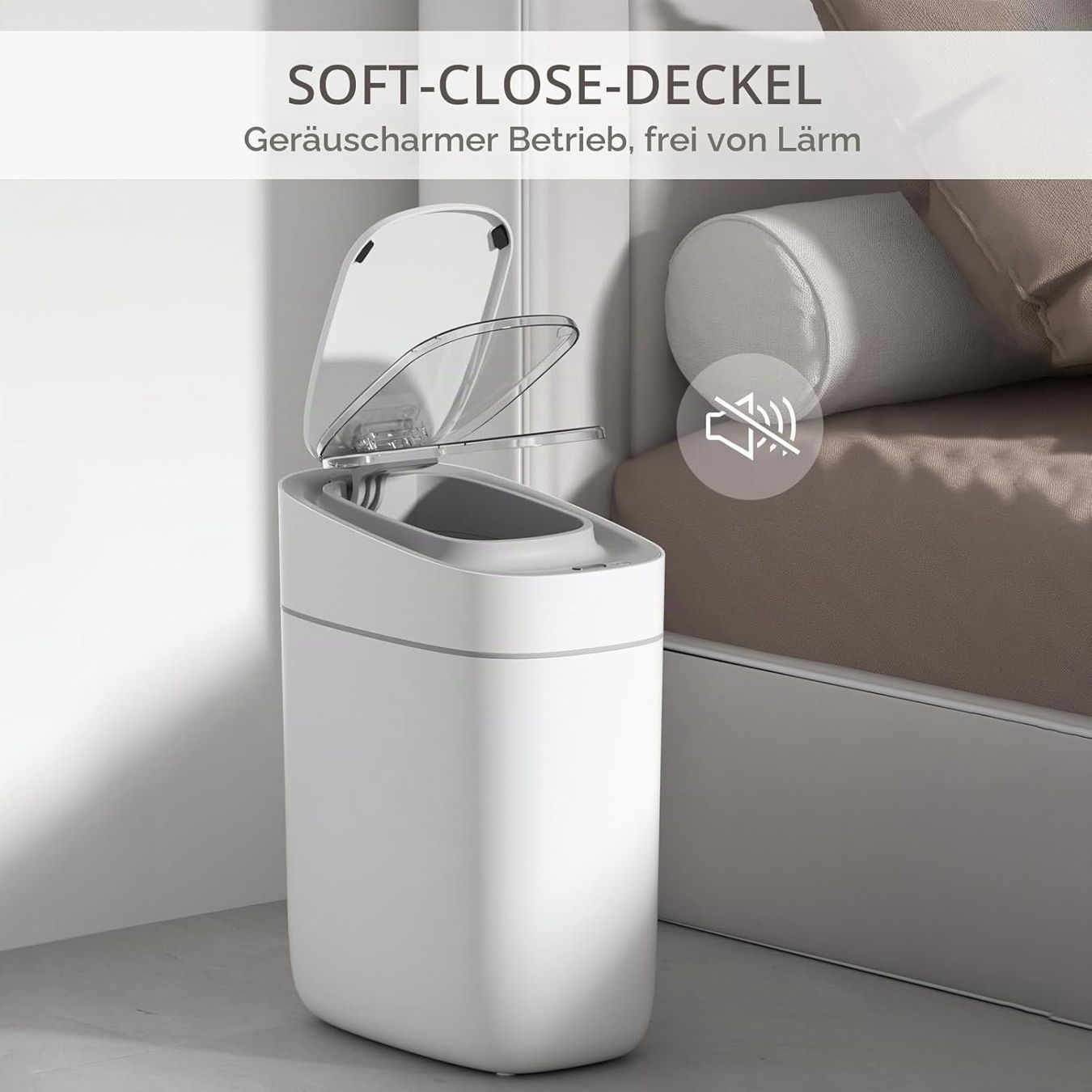 Poubelles: Mülleimer Automatisch Sensor 9,5L Schmal Wasserdicht Deckel – Neuf avec emballage d'origine à Hallau par Sale50OFF 2