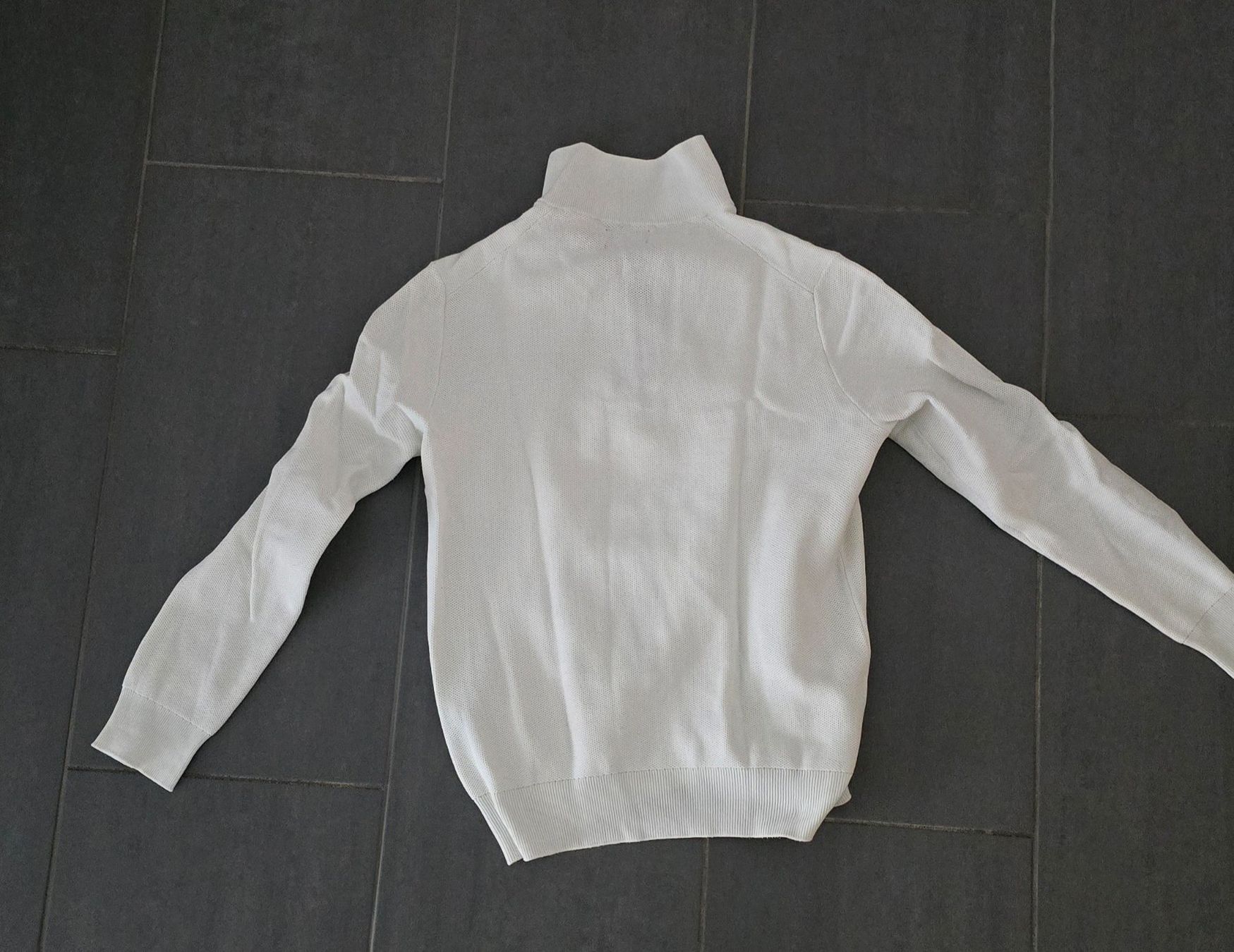 Polo Ralph Lauren Maglioni & Felpe: Polo Ralph Lauren Pullover weiss Quarter Zip Grösse S – Usato da Suhr venduto da fuva23 3