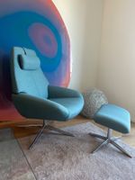 Relax-Sessel „ARNOLD“ mit Hocker und Kopfkissen