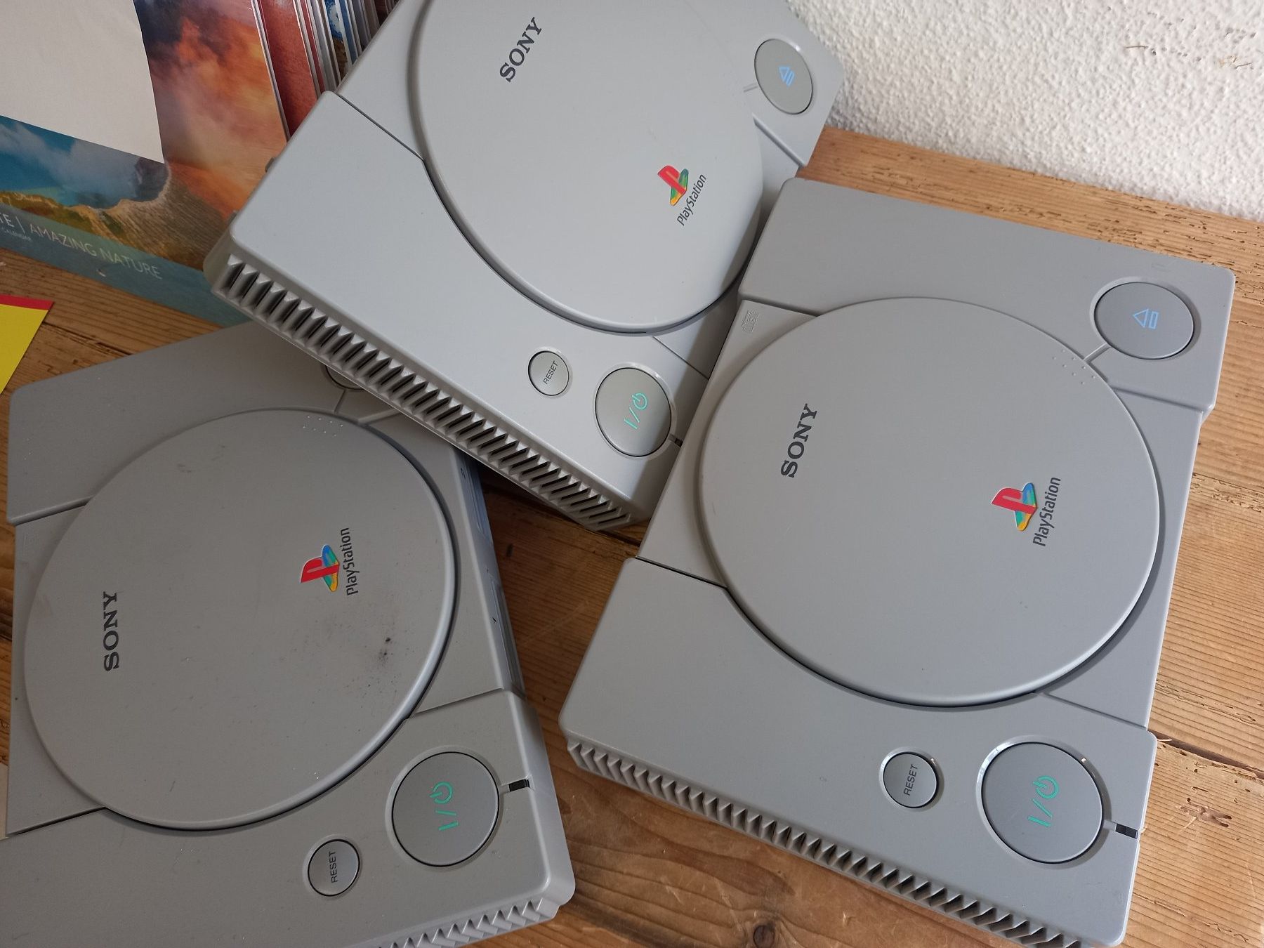 Sony Consoles: 3x Sony Ps1 PS one SCPH-9002 SCPH-5552 – Défectueux à Prez-vers-Siviriez par Monija70 3