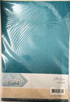Glitzer Papier türkis blau