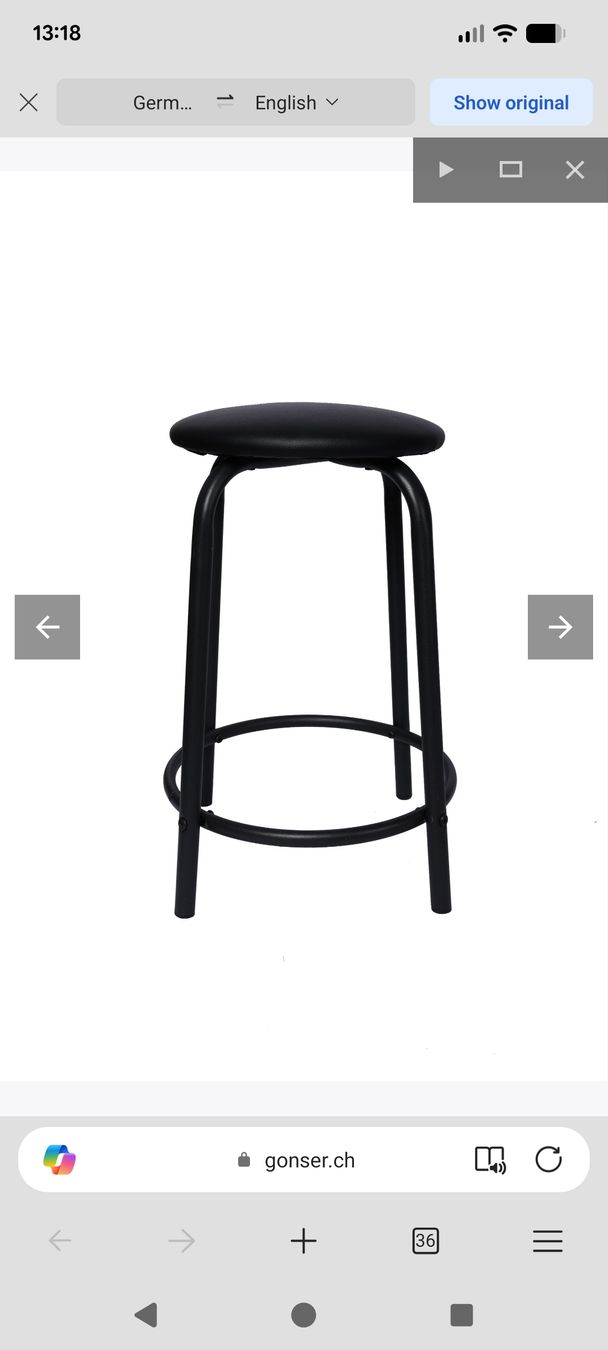 Tabourets: chair – Neuf avec emballage d'origine à Zuoz par liz_9nhl