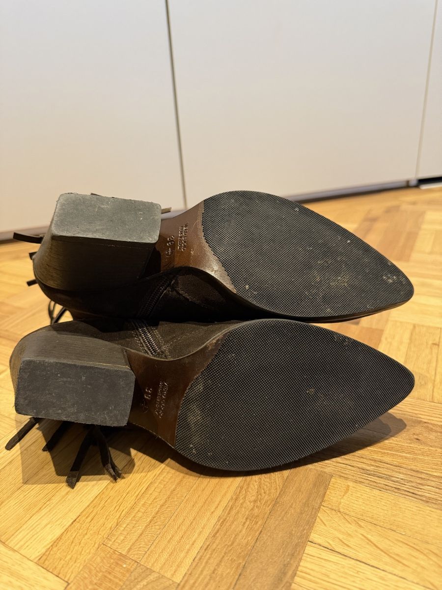 Scarpe da donna: Bottines en daim brun Les : Venues – Nuovo (secondo la descrizione) da Lausanne venduto da marinemtr 3