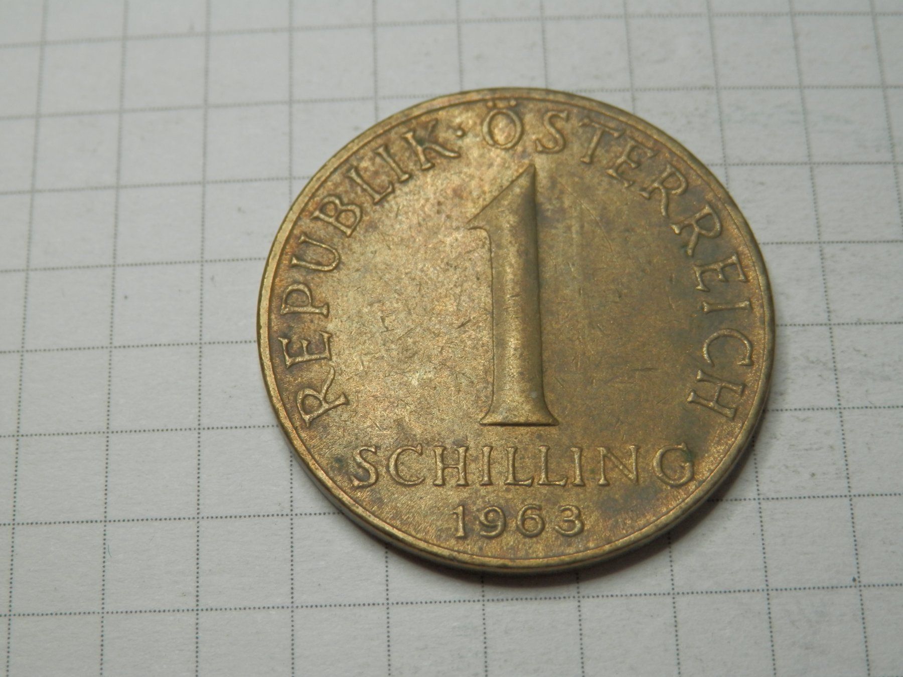 Tutti le monete: Österreich  1 Schilling, 1963 – Usato da Weiach venduto da weiach81 1