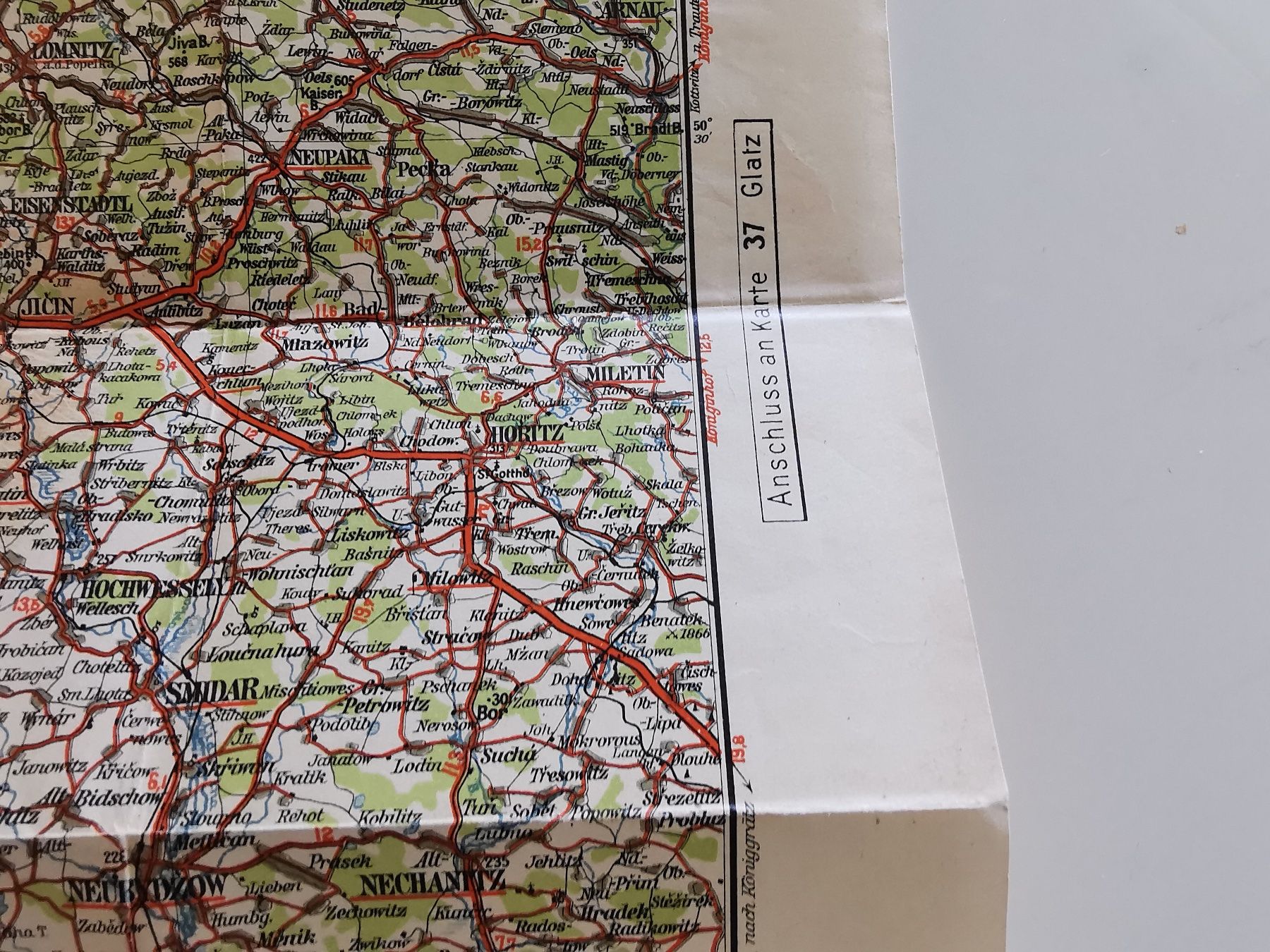 Cartine & Atlanti: Continental Strassenkarte 36 Prag – Usato da Richterswil venduto da Milan777 5