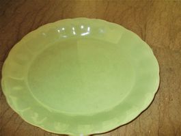 Alte große englische ovale Platte
