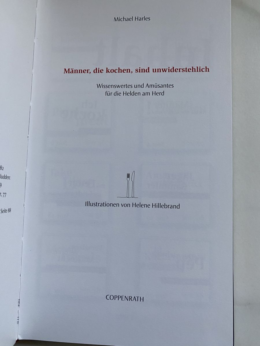 Libri: Männer die kochen sind unwiderstehlich – Nuovo (secondo la descrizione) da Zürich venduto da DidierTG 1
