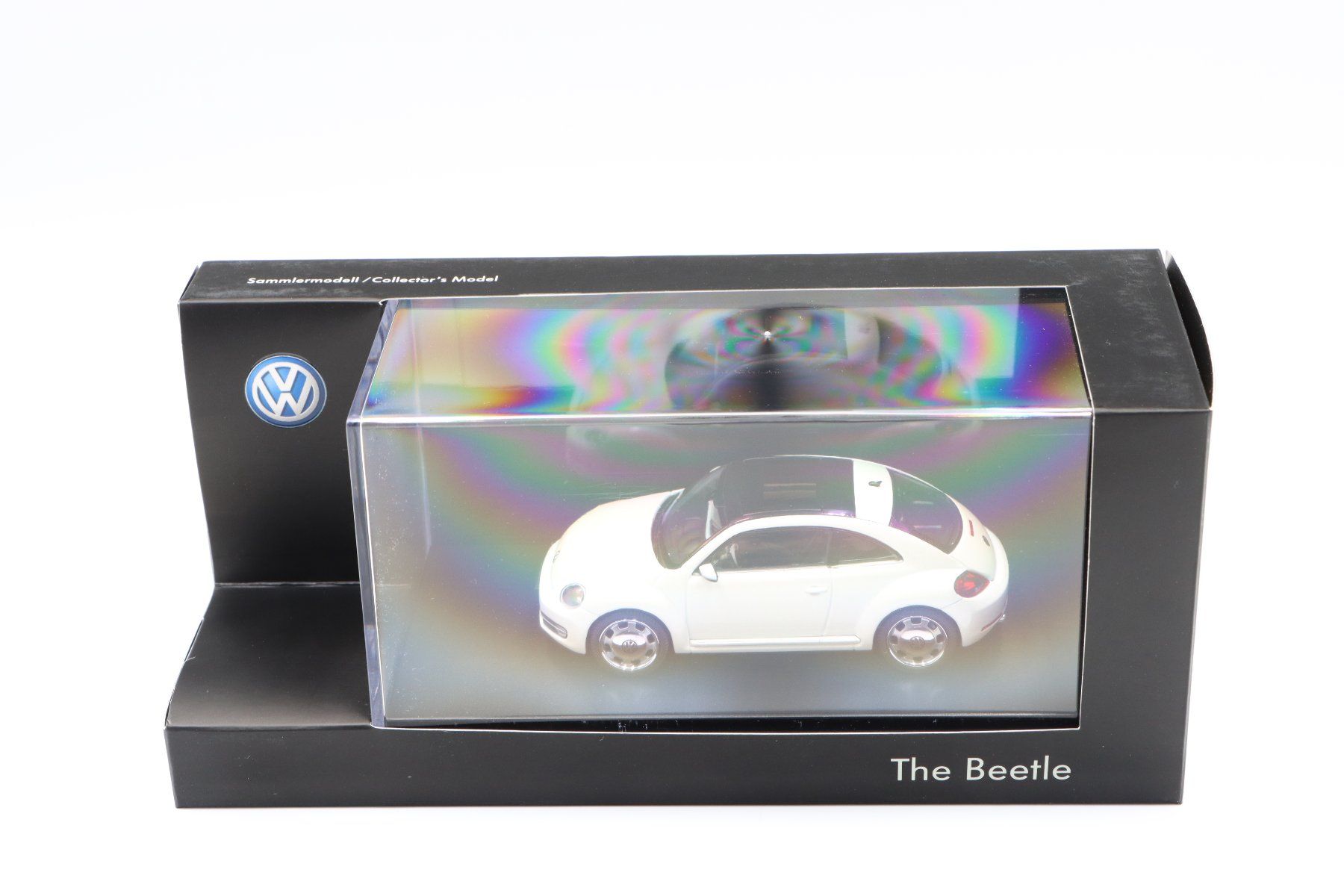 Volkswagen Modellini d'auto: VW New Beetle 2012 1:43 Schuco – Nuovo e nell'imballaggio originale da Bühl b.Aarberg venduto da modelldiecast 1