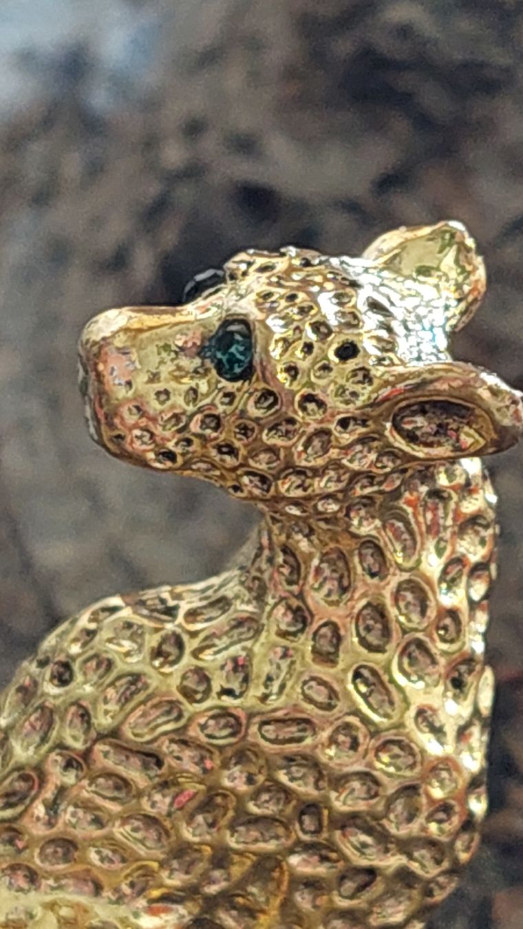 Broschen & Nadeln: Goldfarbener Leopard Brosche – Neu (gemäss Beschreibung) aus Oberwil BL von Hunajakakku 1