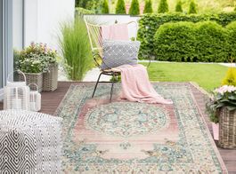SALE 🩶 In- & Outdoor Teppich Vintage Look neu 140x200