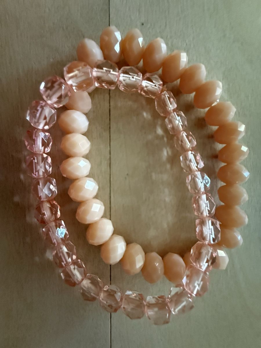 Armbänder & -reifen: Armbänder Set rosa Perlen guter Zustand – Neu (gemäss Beschreibung) aus Lyss von Sibella56