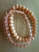 Armbänder Set rosa Perlen guter Zustand