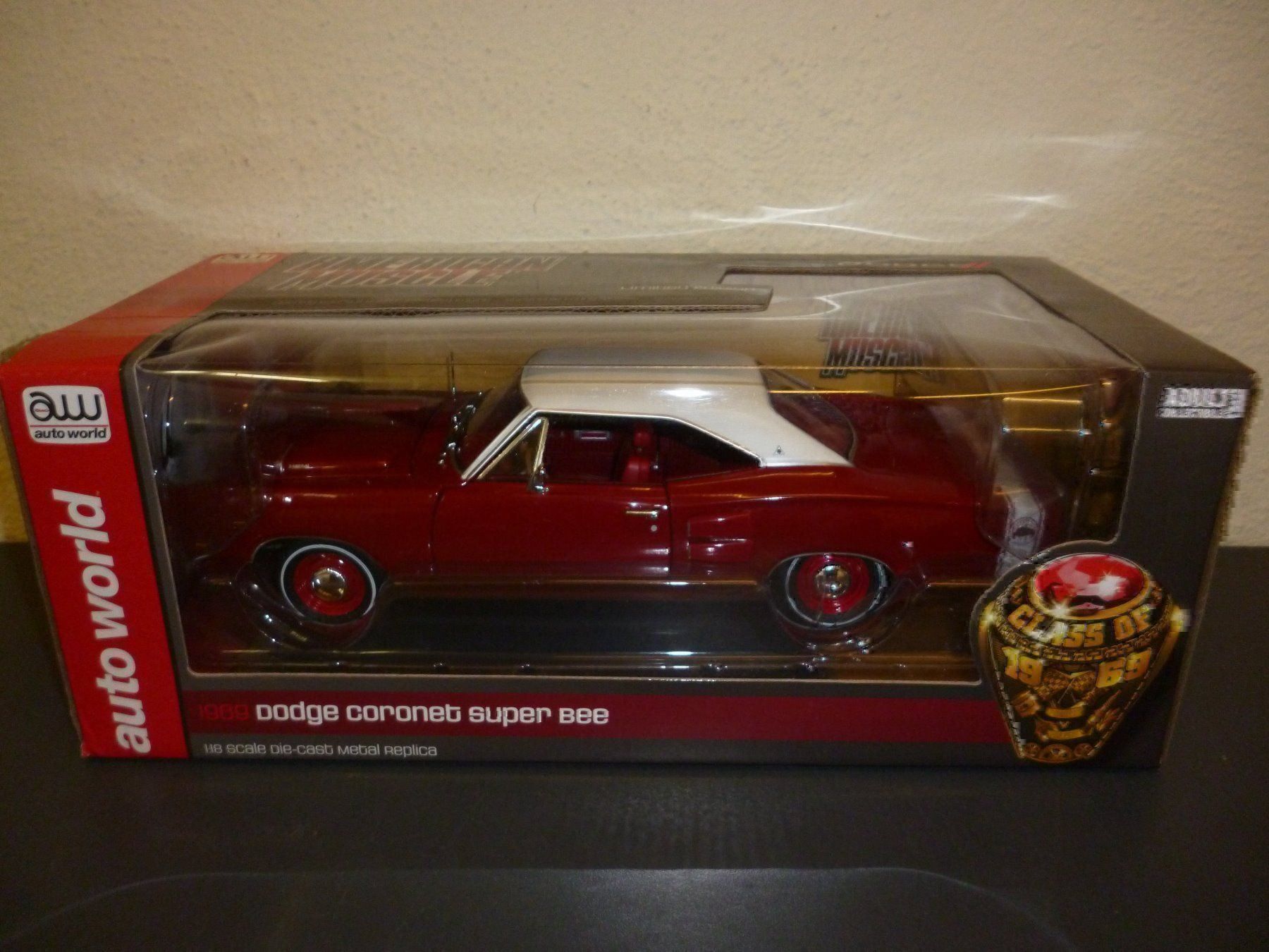 Dodge Modellini d'auto: Dodge Coronet Superbee 69 Hemi 1:18 AMM – Nuovo e nell'imballaggio originale da Niederwil SG venduto da Kaicorner03