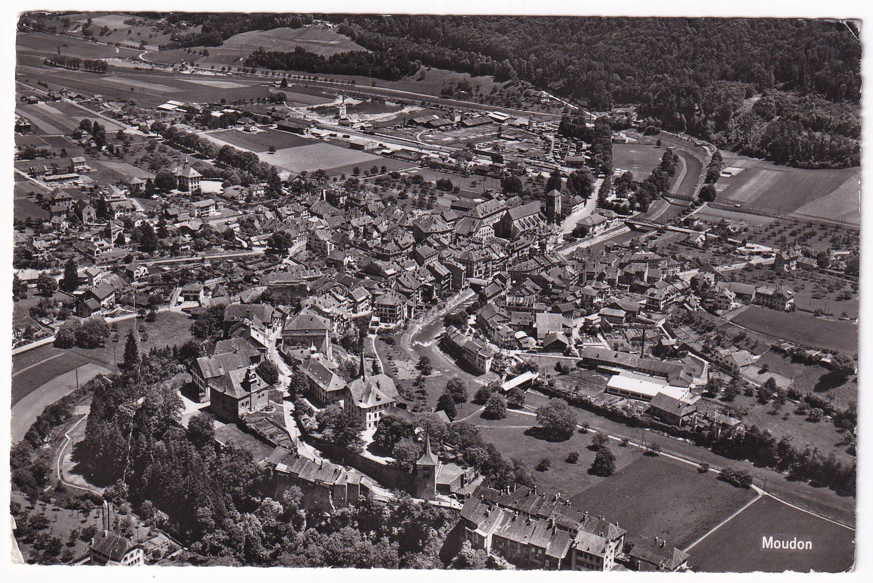 Ansichtskarten: Moudon – Defekt aus Cormoret von Pascalll2001
