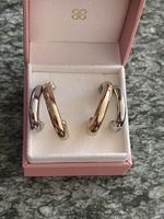 Zara Ohrringe zweifarbig Gold/Silber – Statement Creolen