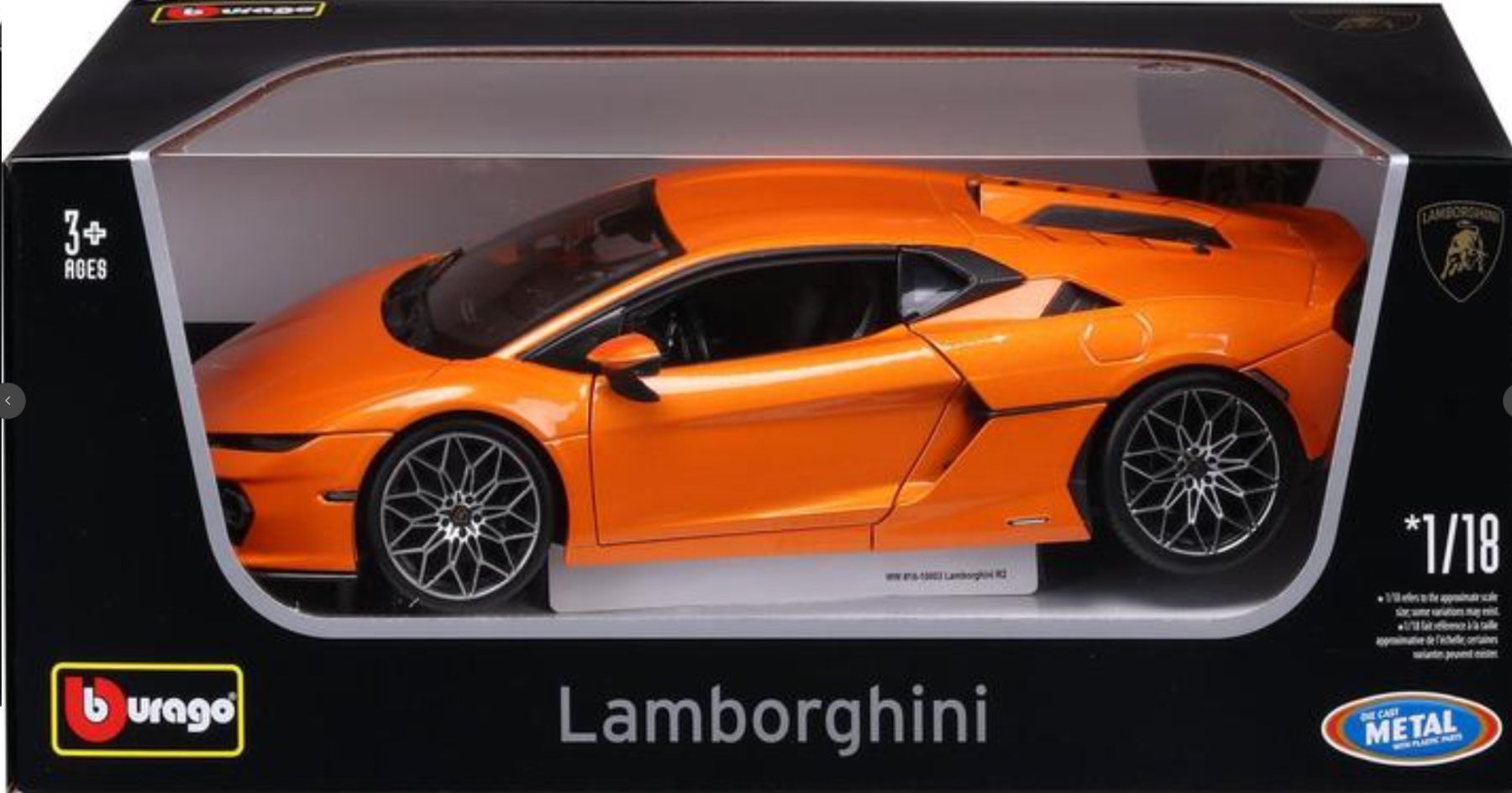 Lamborghini Modellautos: Lamborghini Temerario orange Bburago 1:18 – Neu und originalverpackt aus Luzern von aa43modelcars-Luzern 6