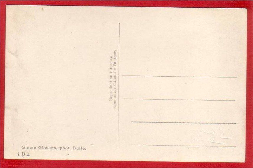 Cartoline postali: GRUYÈRE, RUE AVEC OLDTIMER – Usato da Grüningen venduto da Kartenlaube 1