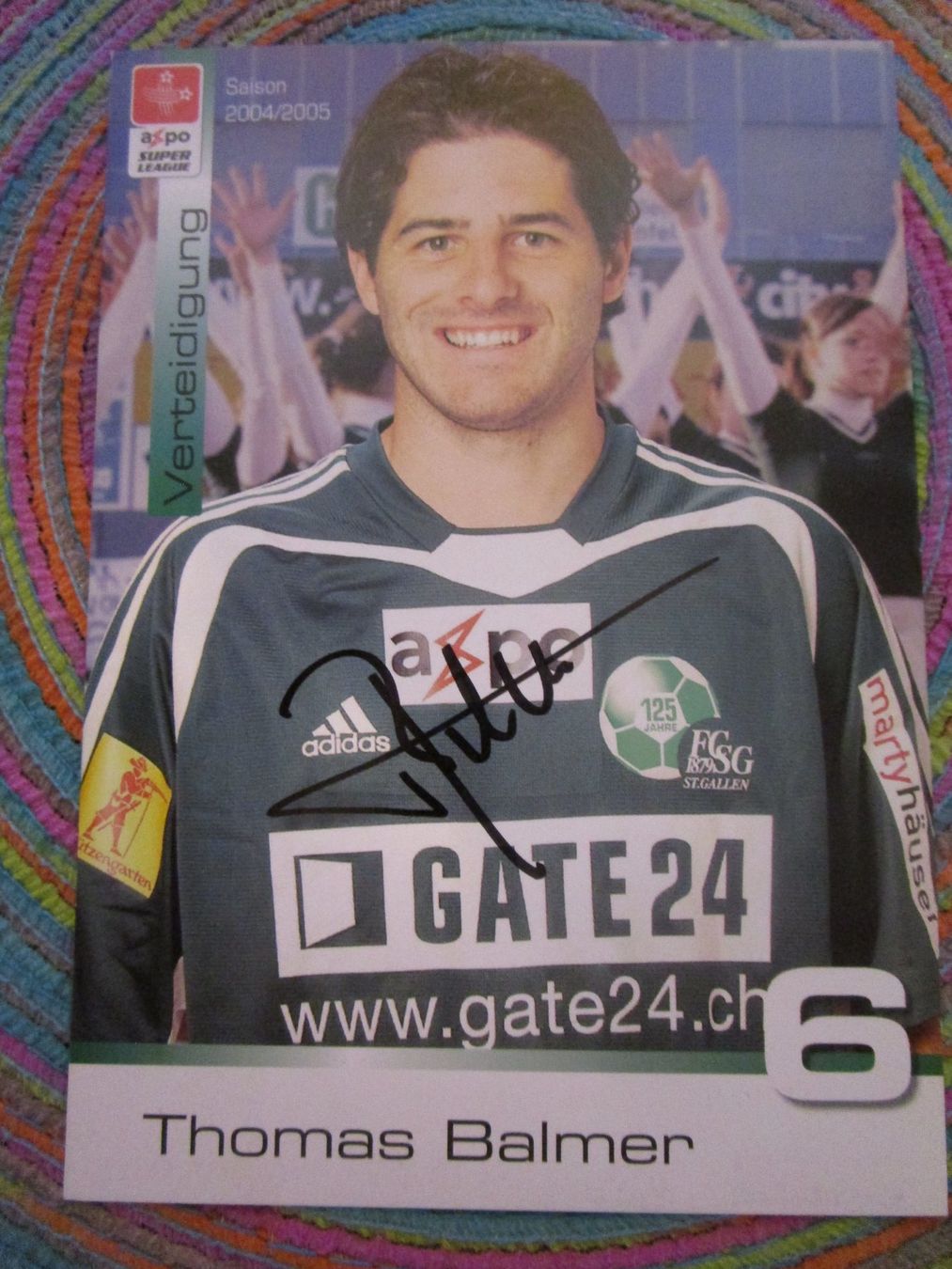 Autografi: FC ST.GALLEN THOMAS BALMER SPIELER AUTOGRAMM ANTIK – Usato da GUTENSWIL venduto da Alpina6